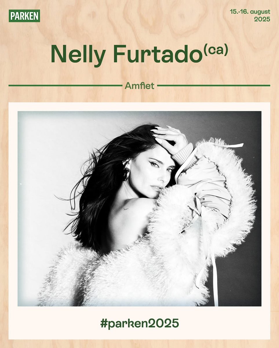 SUMMER TOUR - Nelly Furtado sera ce soir au Parkenfestivalen, à Bodø en Norvège 🇳🇴