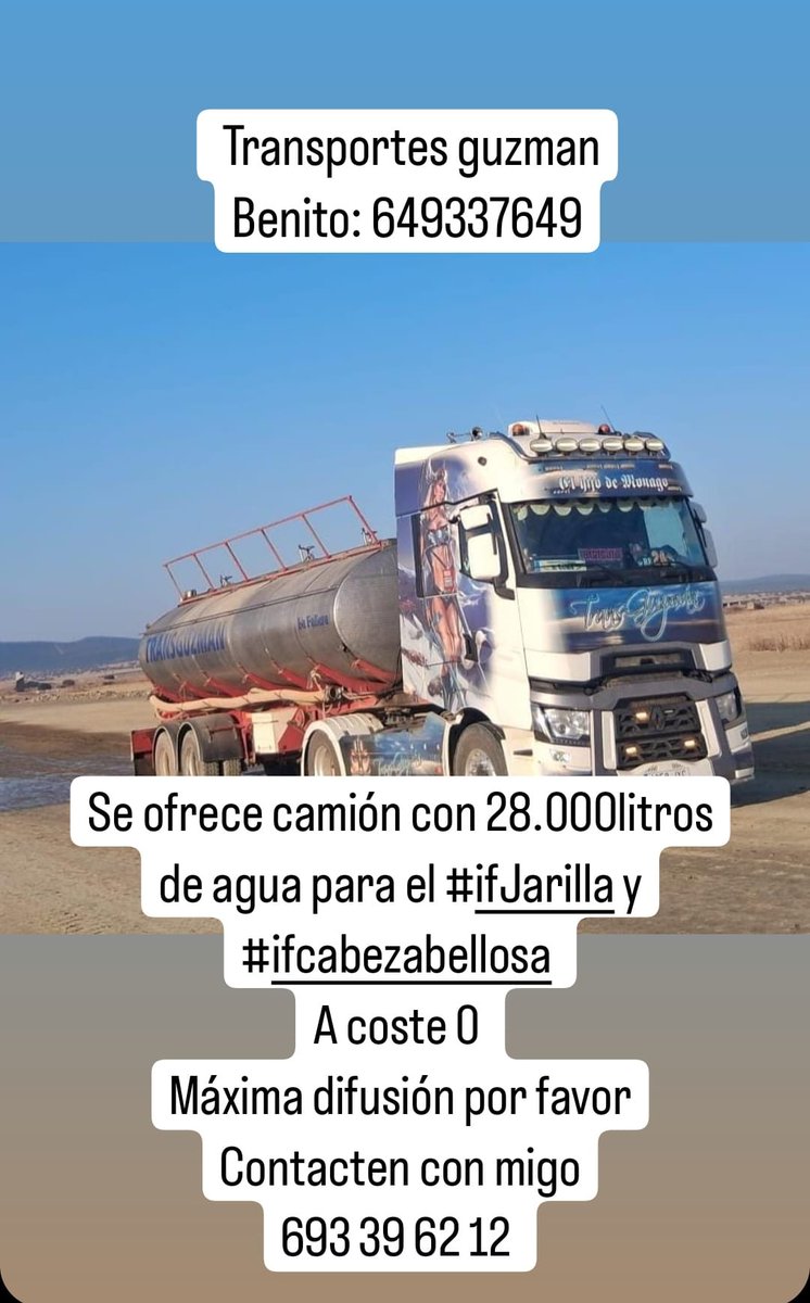 Gracias, señor camionero.