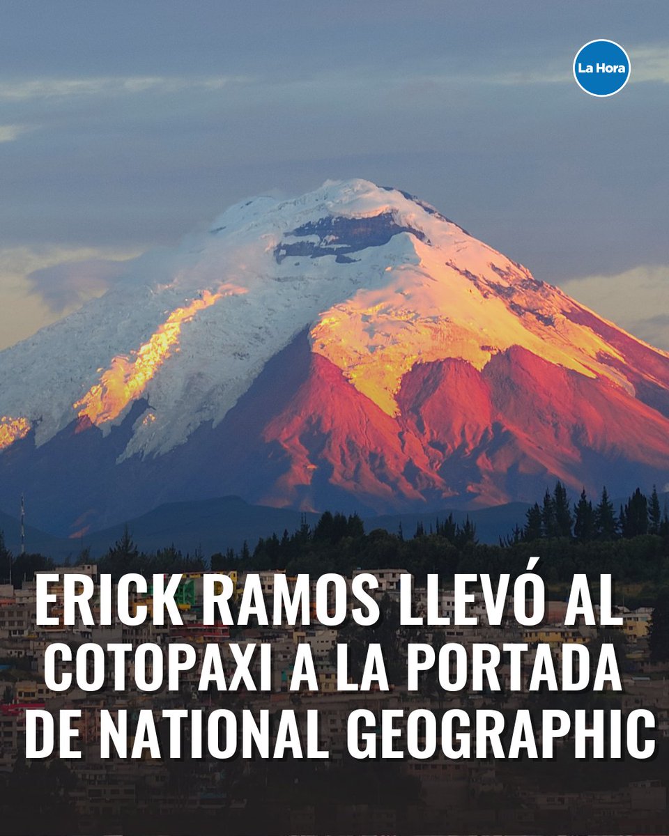 ¡Orgullo ecuatoriano! 👏🏻 La revista National Geographic Traveller UK destacó a Ecuador en su portada con la impresionante vista del volcán Cotopaxi 🏔️, capturada por el fotógrafo guayaquileño, Erick Ramos. Te contamos 👉 lhra.ec/g8n5XJg