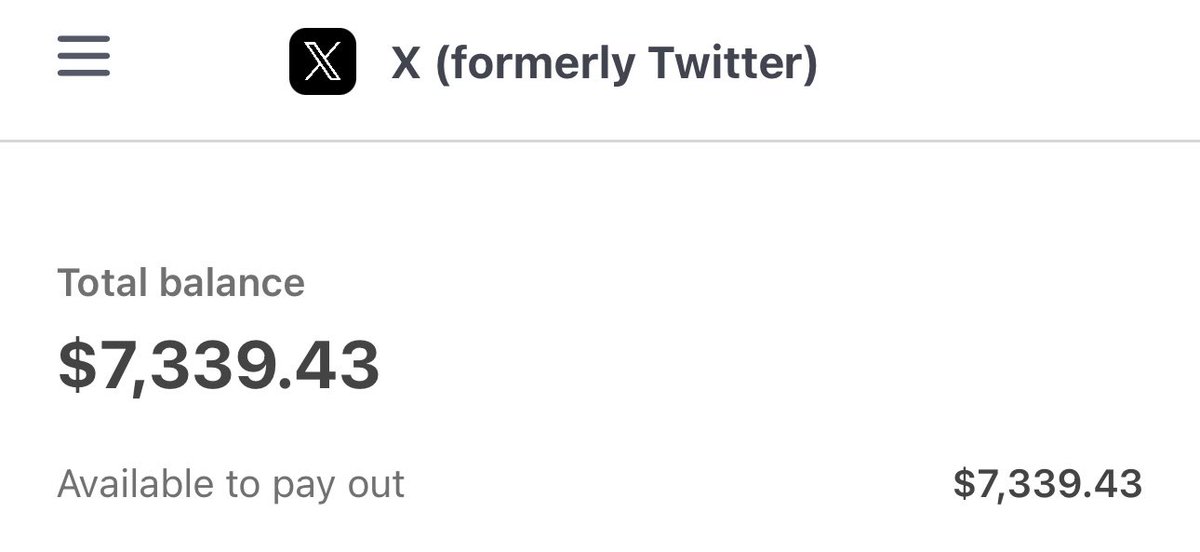 I forgot to update my payment info on X and got a pretty nice unexpected stimmy today

getting paid to shitpost is the best