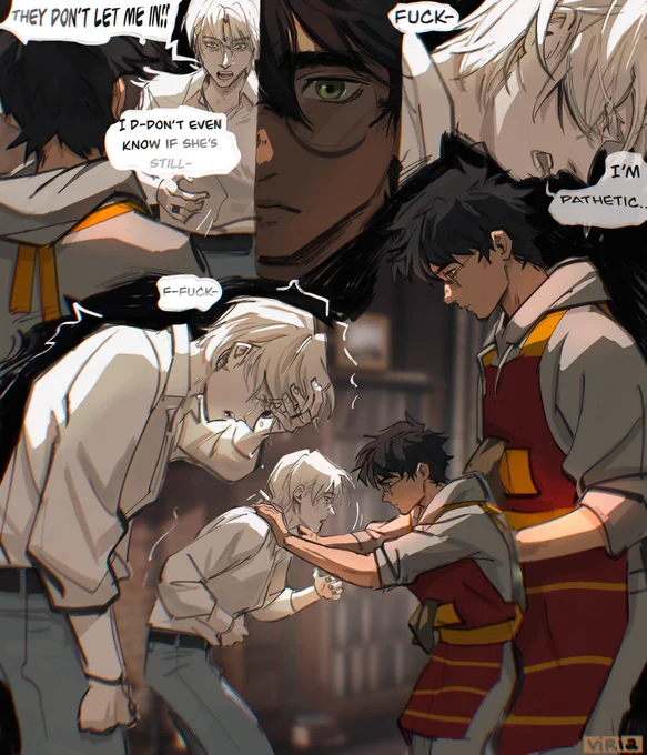 Draco's day could have been better. Harry's burnt the dinner. 1/2 (Grimmauld Roommates AU) #drarry #hpdm