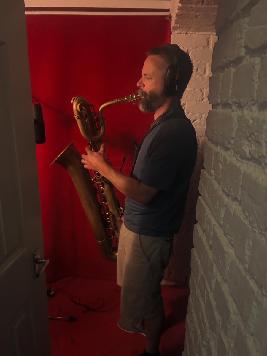 PutOutPro's tweet photo. Today things got Horny! There was a Sax 🎷 session followed by a bit of tromboning. 
Recording horns for the the Gentleman of Ska &amp; B https://t.co/DRQJZNgH0b