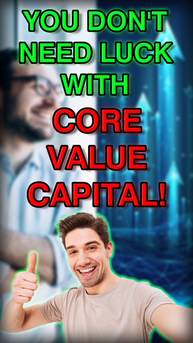 Corevaluecap's tweet image. Stop Relying on Luck in Trading – Trade Smart with Core Value Capital youtube.com/shorts/z2C517d… via @YouTube

When the stars align, trading can feel like luck.
But long-term success isn’t about luck — it’s about strategy, discipline, and smart execution.

That’s why Core Value…