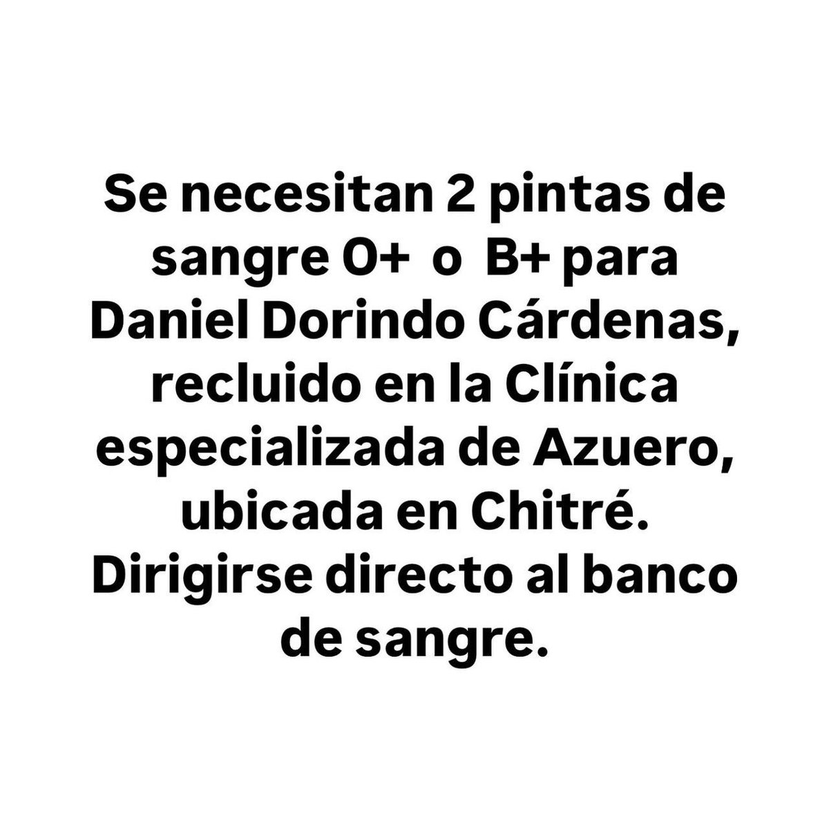 AlvaroAlvaradoC's tweet photo. Urgente https://t.co/pJ9OHCVXOM