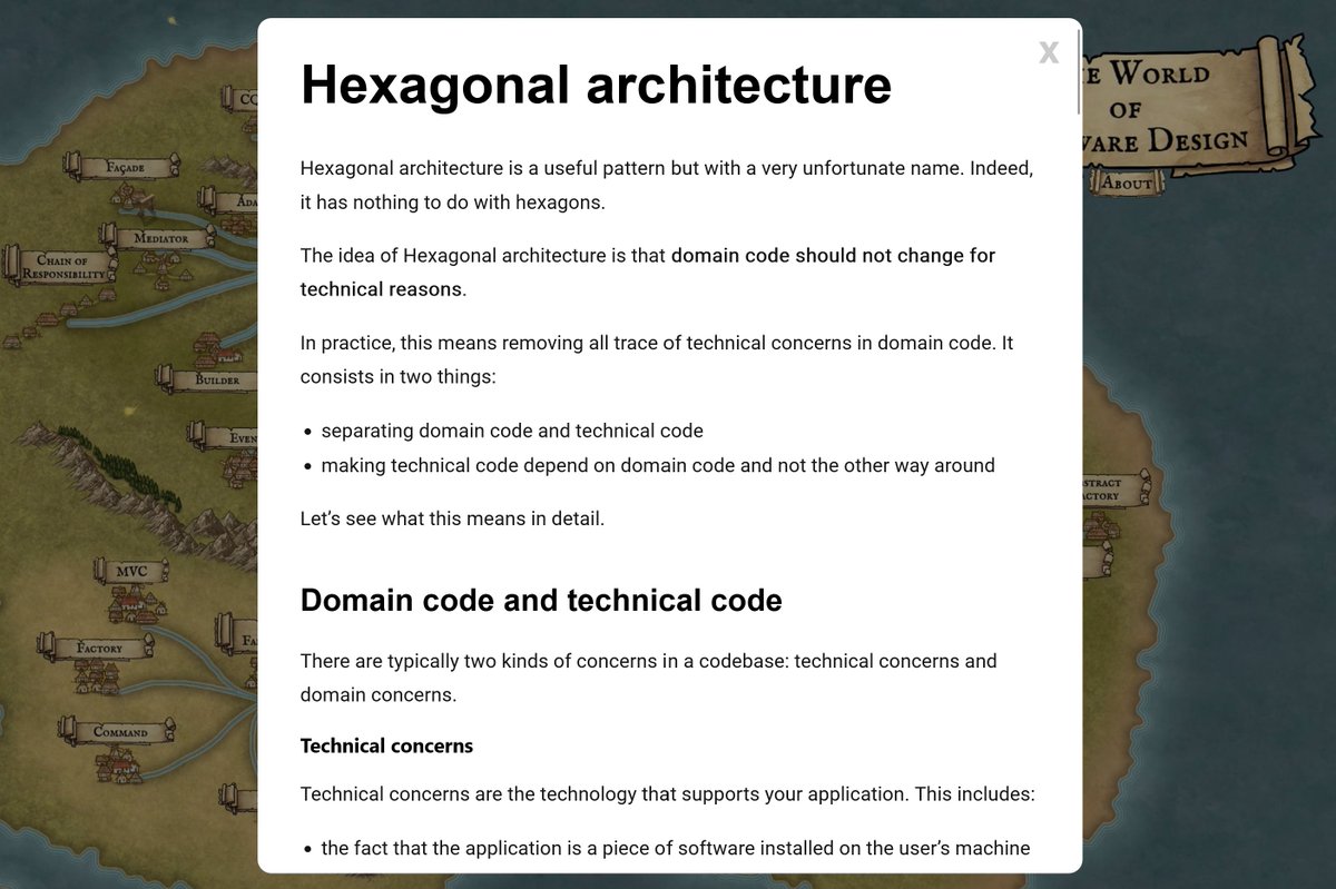 jcesarperez's tweet image. Conoces The World of Design de Jonathan Boccara (Doctolib)?
Es un super recurso para aprender Diseño.
Con el objetivo de facilitar el cambio, te conecta tanto principios como patrones en un mundo imaginario. Muy guapo, bien explicado todo y didáctico!
Link abajo