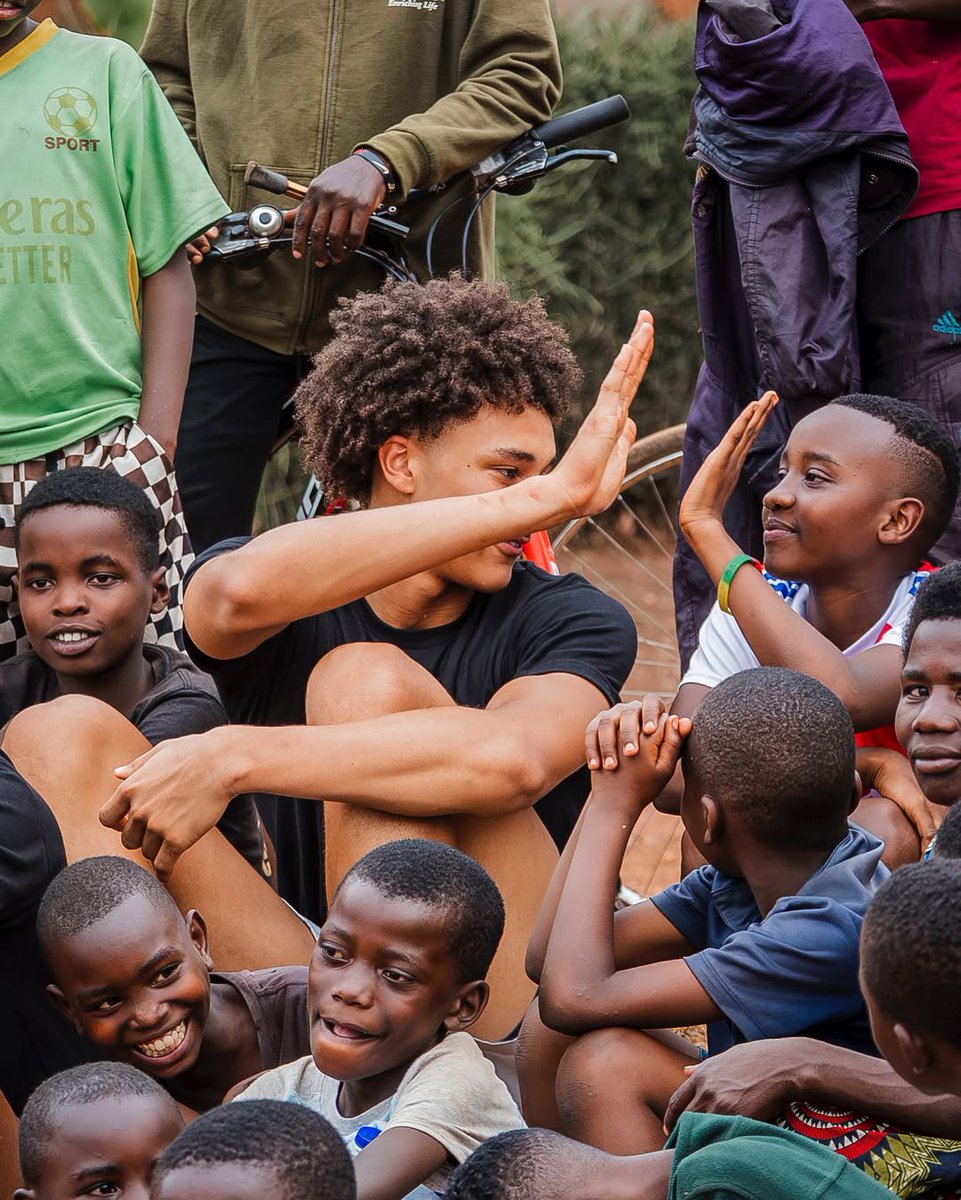 Nate Ament isn’t just visiting Rwanda, he’s making friends everywhere he goes.
