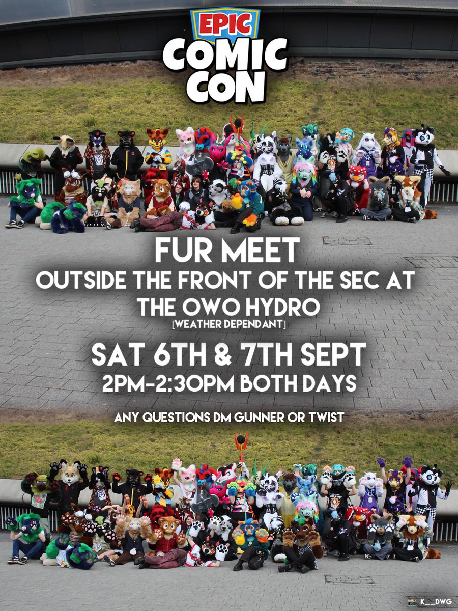 gender_ash's tweet photo. Forgot to post this here!! Meet at epic comicon in September hosted by myself and gunner pop along! Any questions dm me! 

Share this far and wide! 🐶 https://t.co/4Rf67TKRYa