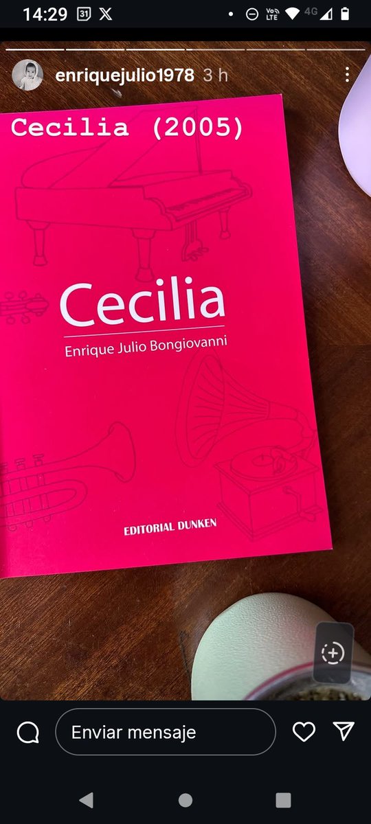 Mi amigo poeta, Enrique, vende sus libros para financiar su nuevo libro. Quien quiera puede escribirle por IG instagram.com/enriquejulio19…