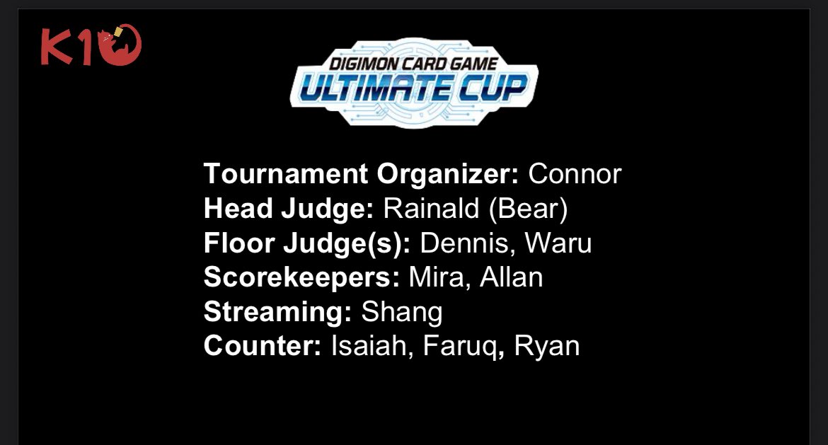 Didn’t participated in Ulti-Cup today! But it’s okay! Thanks to the team at <a href="/KouritenSG/">KouritenSG</a> for making things run smoothly