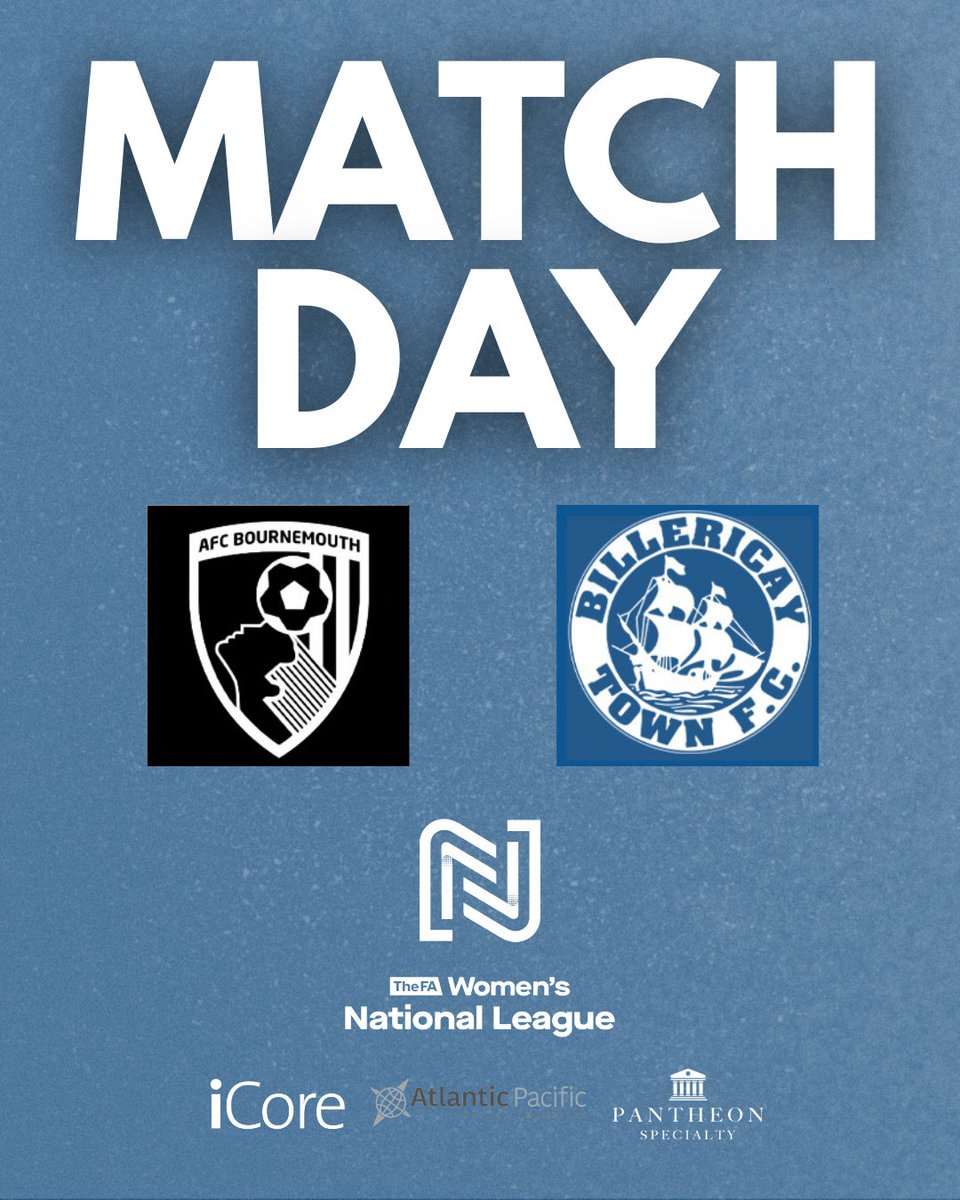 Billericay Town FC Women (@btfcwomen) on Twitter photo This is it....the league starts today! 💙
🆚 <a href="/AFCBournemouthW/">AFC Bournemouth Women</a> 
📍 Ringwood Town Football Club
🕑 14:00
🏆 <a href="/FAWNL/">FA Women's National League</a> Southern Premier Division
#BTWFC #UpTheRicay #OpeningDay #FirstGameOfTheSeason This is it....the league starts today! 💙
🆚 <a href="/AFCBournemouthW/">AFC Bournemouth Women</a> 
📍 Ringwood Town Football Club
🕑 14:00
🏆 <a href="/FAWNL/">FA Women's National League</a> Southern Premier Division
#BTWFC #UpTheRicay #OpeningDay #FirstGameOfTheSeason