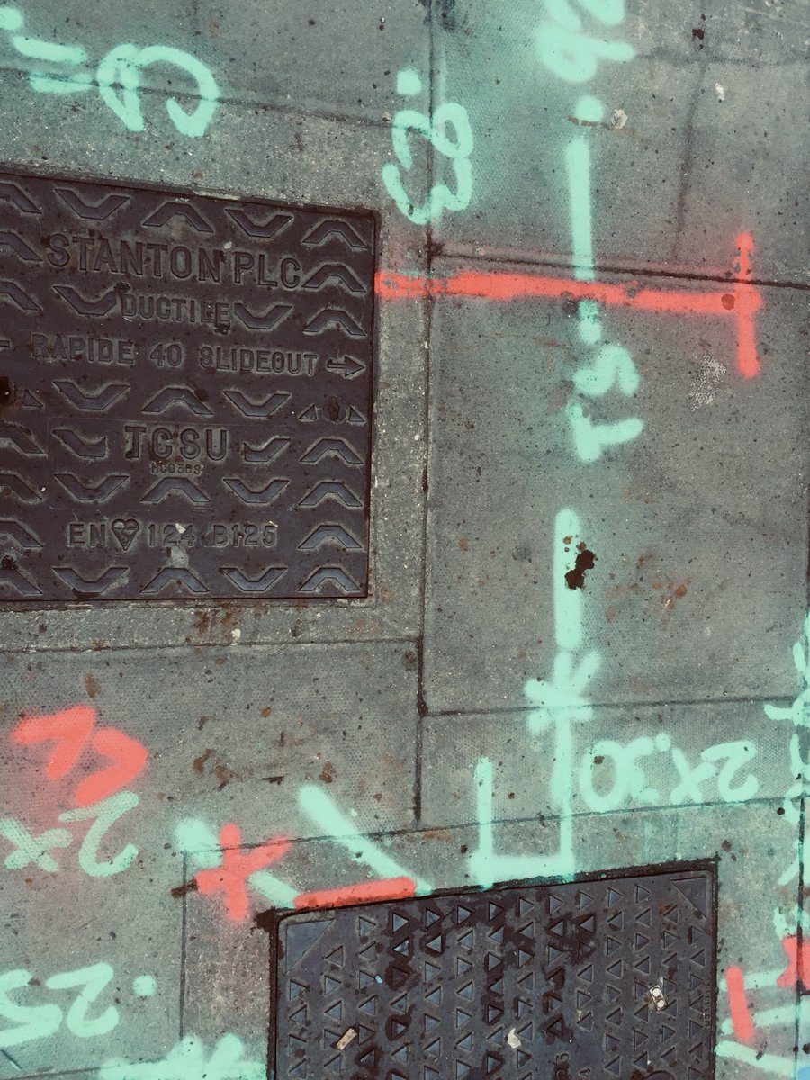 London hieroglyphics. 

Strange markings on a London street. 

#London #StreetsofLondon #streetphotography