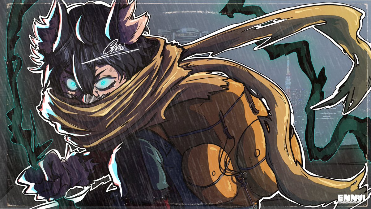 _enn_ui_'s tweet image. vigilante deku thumbnail for @Jaxksveil :]

#Deku #MyHeroAcadamia #nerdcore