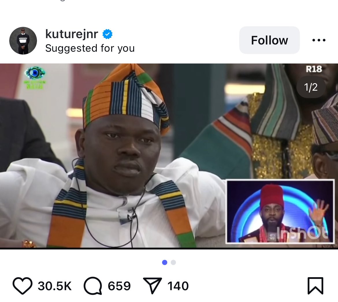 MathiasBle24072's tweet image. Kulture Instagram handler is the best handler this season,engagement choke 
#BBNaija #BBNaija10 #Kuture