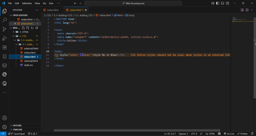 rasak_code's tweet image. Today I started CSS and learned how to add styles to a web page using different methods: Inline CSS, Internal CSS, and External CSS. 🎨#CSS #HTML #WebDevelopment #LearnToCode #FrontendDevelopment #CodingForBeginners #CSSTutorial #TechContent #WebDesign #DeveloperLife #CodeNewbie