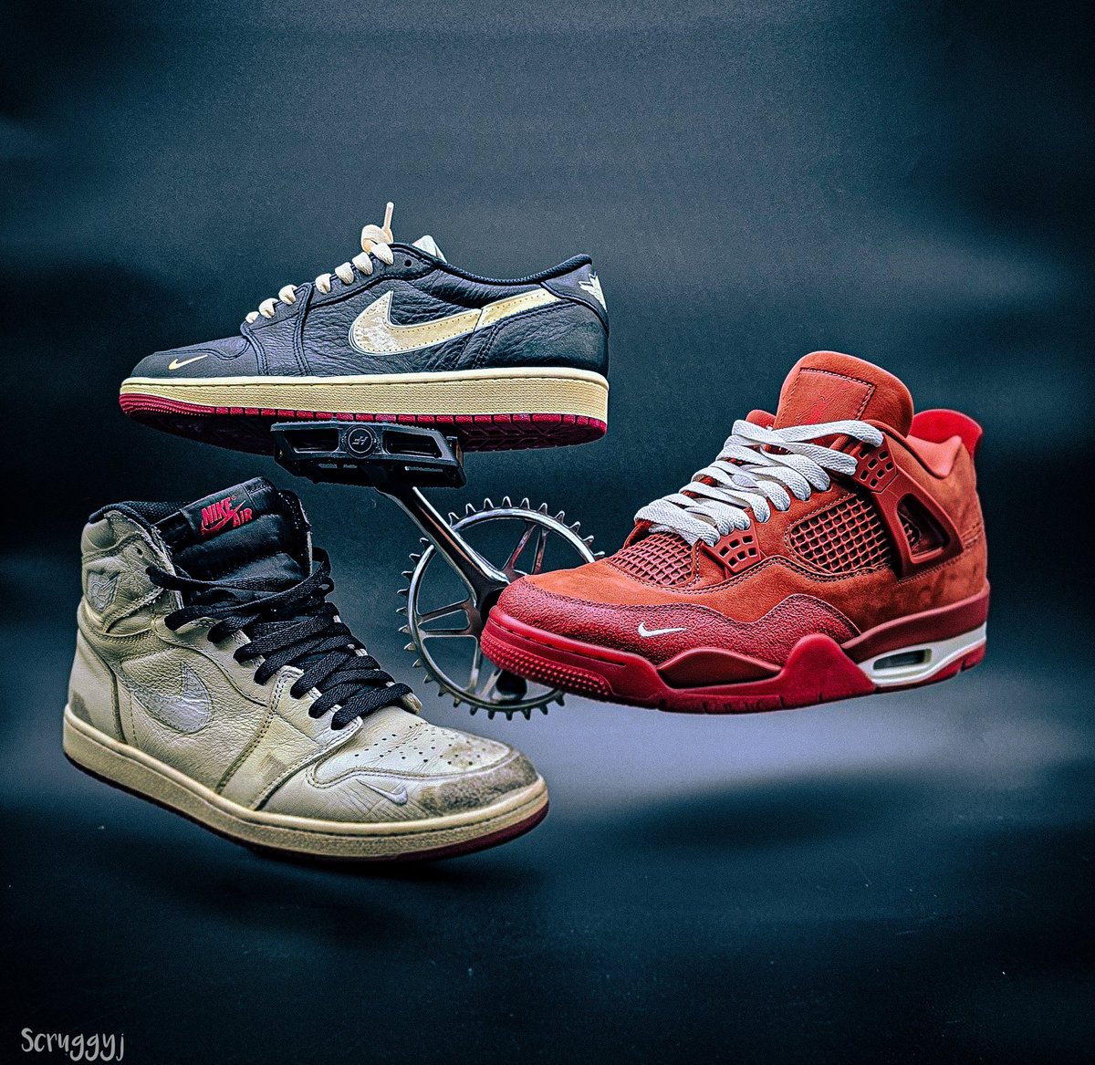 Scruggyj's tweet photo. Nigel Sylvester x Air Jordan
#scruggyjsneakers
#sneakershots
#jordan1lowog
#nigelsylvester
#nigelsylvesterjordan1
#nigelsylvesterbetterwithtime
#nigelsylvesterjordan1low
#nigelsylvesterjordan4brickbybrick
#nigelsylvesterjordan1high
#brickbybrick
#Jordan4
#jordan1highog
@nigelsylvester