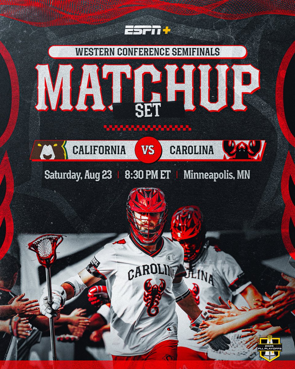 one week away ‼️

PLL quarterfinals 👀