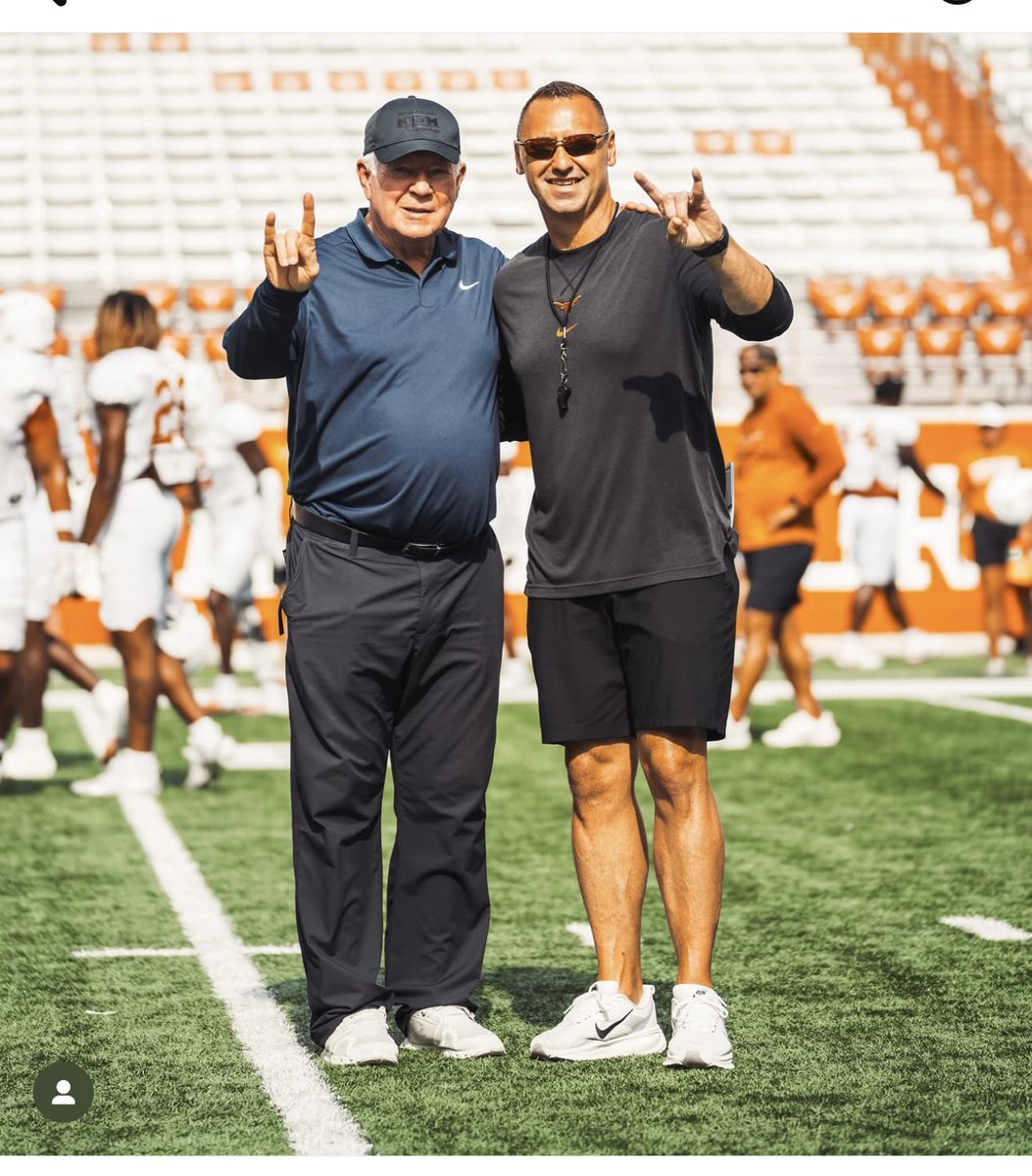 Enjoyed watching Texas scrimmage today. Thanks Coach Sark! Good luck!
