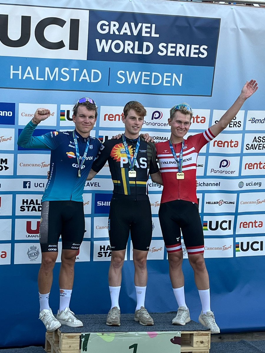 TeamHitecProduc's tweet photo. Second place in the UCI World Series race, Gravel Grit ’n Grind, AND the new Nordic Gravel Champion!😍

Anton also qualified for the Gravel World Championships in Maastricht this October! 👏

#forAndré #171 https://t.co/FKDyBd5MuB