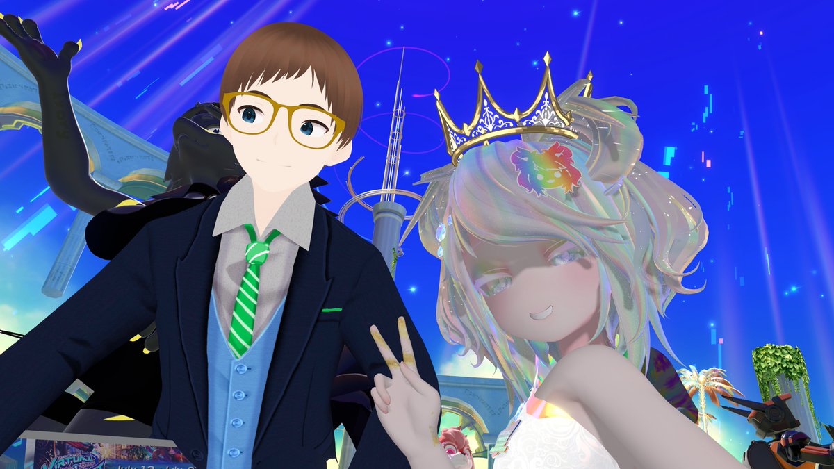 AstrixZ 🌈✨️🎪 VTuber • Vket Ambassador (@astrixzvr) on Twitter photo ✨ #Vket Summer 2025 After Party✨
It was wonderful to see everyone again during this final vket party! So many friends I haven't seen in awhile.
If you missed Vket Summer 2025, you'll have another chance to enjoy a full lobby! So please join us!
#VRChat #VketPhoto ✨ #Vket Summer 2025 After Party✨
It was wonderful to see everyone again during this final vket party! So many friends I haven't seen in awhile.
If you missed Vket Summer 2025, you'll have another chance to enjoy a full lobby! So please join us!
#VRChat #VketPhoto