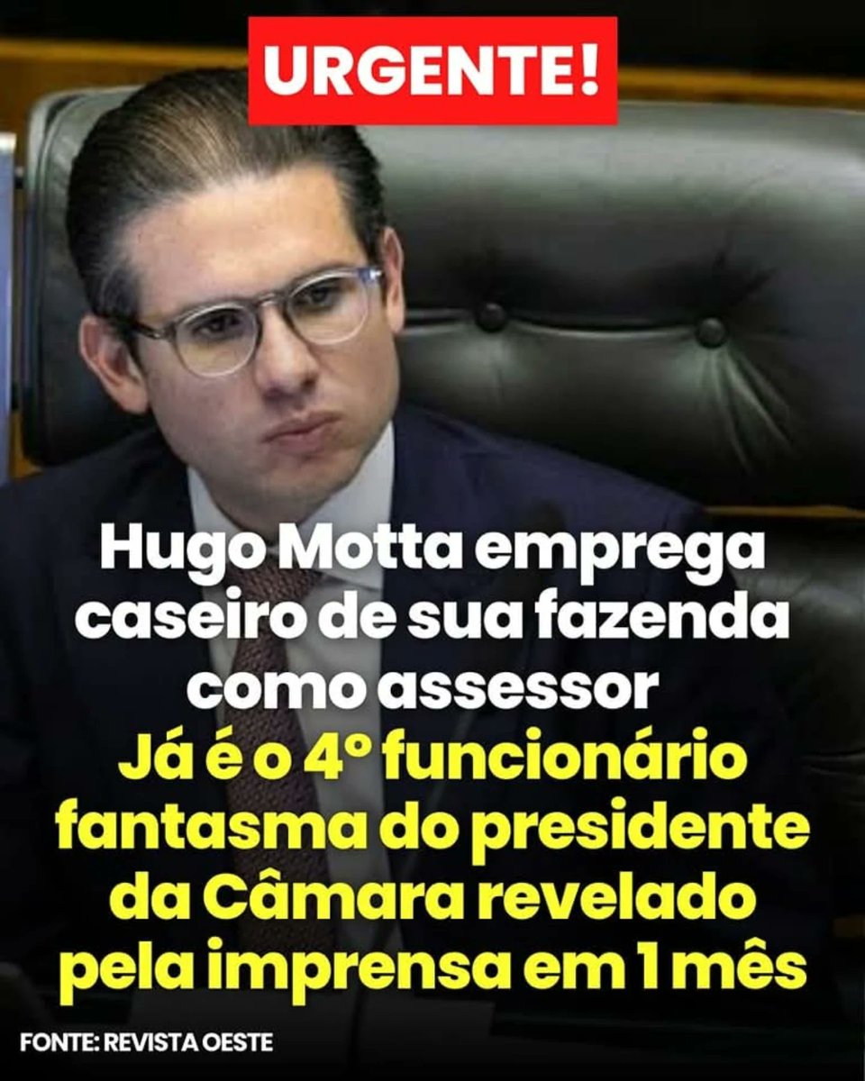 MAIS SUJO QUE POLEIRO DE GALINHA.
Mãe, pai, sogro, sogra, irmãos, papagaio, gato... A família toda é corrupta. Agora escândalo de funcionários fantasmas.
Minha pergunta é: por que elegeram esse degenerado como presidente da Câmara?