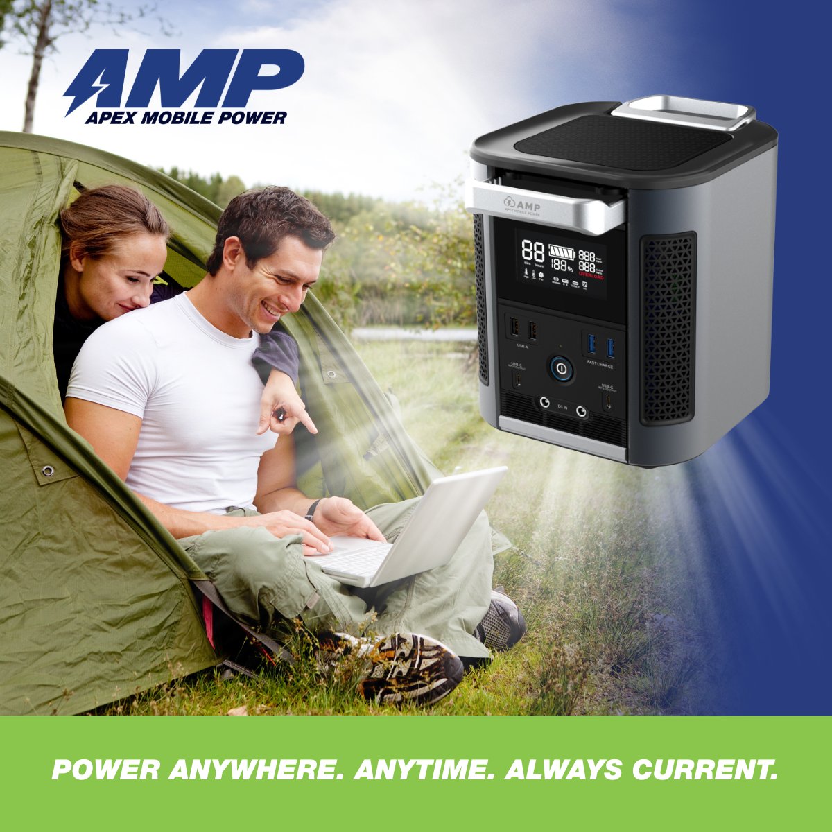 From remote jobsites to off-grid camping, Apex Mobile Power delivers clean, portable energy systems built for work and adventure.
✅ Compact, rugged, easy to carry
✅ Multiple outputs for all your devices
✅ Silent, emission-free performance

#ApexMobilePower #PortablePower