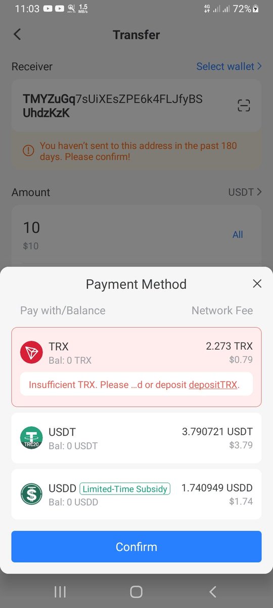 I like the project 
Because this fee is very low,
specially TRX 
This is good way
Deposit, withdraw very fast👍👍
<a href="/TokenPocket_TP/">TokenPocket</a> <a href="/trondao/">TRON DAO</a> <a href="/usddio/">USDD</a> <a href="/tether/"></a>
#StablecoinWallet  
#TronWallet