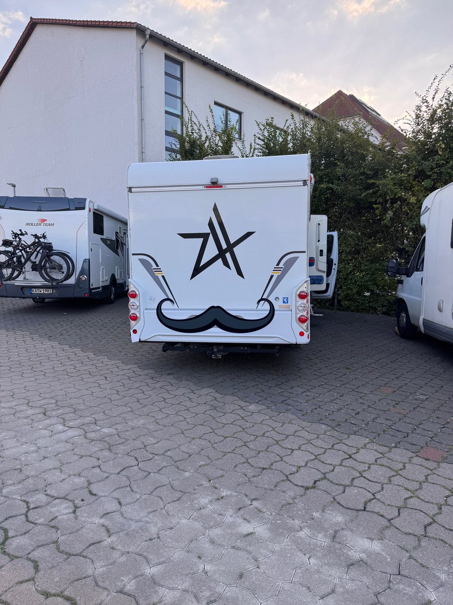 schmaat's tweet photo. @zebrahead in Hameln today! Tourcamper on the road again!!! 🚐🤩 https://t.co/YBo2kjZYgF