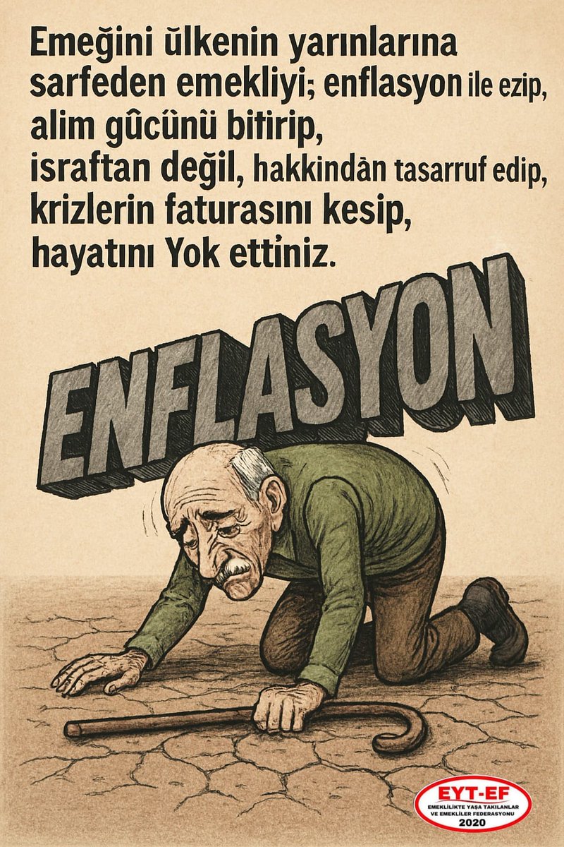 Aklımızla dalga geçmeyin artık. 
16.881 tl emekli maaşı ile 1 ay demiyorum 1 hafta sizler geçinin görelim !
<a href="/Akparti/">AK Parti</a> <a href="/RTErdogan/">Recep Tayyip Erdoğan</a> <a href="/memetsimsek/">Mehmet Simsek</a> <a href="/isikhanvedat/">Prof. Dr. Vedat Işıkhan</a>
Derdimiz geçim gelsin seçim ! 

#EmekliBittiCanınaYetti
