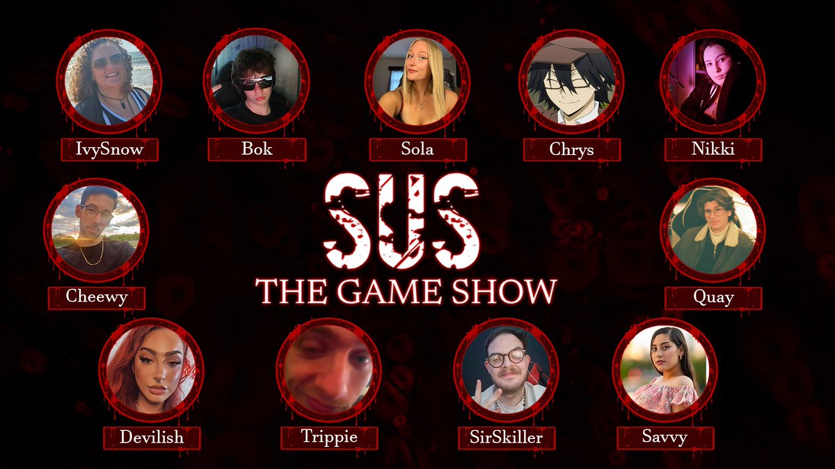 LIVE NOW!!  

twitch.tv/susthegameshow 
twitch.tv/susthegameshow 
twitch.tv/susthegameshow 
twitch.tv/susthegameshow 
twitch.tv/susthegameshow