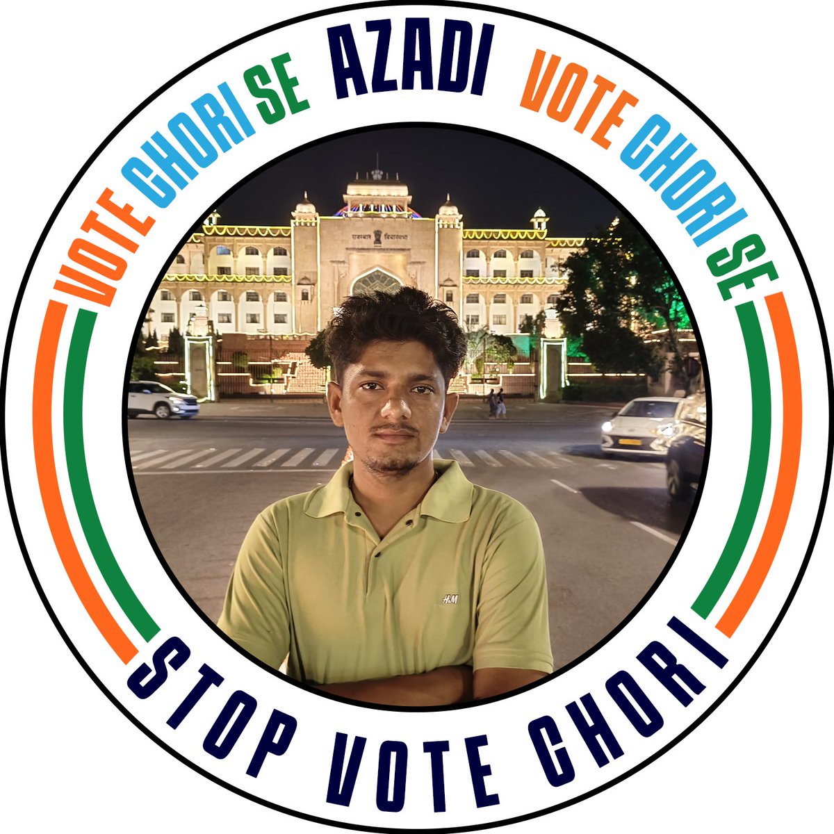 RaJveeR GoThwaL (@rajveergothwal) on Twitter photo हर चोरी हुआ वोट, हमारी आवाज़ और पहचान की लूट है।
<a href="/RahulGandhi/">Rahul Gandhi</a> जी की यह लड़ाई जनता के जनादेश, EC–BJP के वोट चोरी की साज़िश को बेनक़ाब करने और लोकतंत्र को बचाने की मुहिम है।
वोट चोरी के ख़िलाफ़ अपना समर्थन दिखाने के लिए आज ही अपनी DP बदलें : 👇🏻
votechori.in/dp हर चोरी हुआ वोट, हमारी आवाज़ और पहचान की लूट है।
<a href="/RahulGandhi/">Rahul Gandhi</a> जी की यह लड़ाई जनता के जनादेश, EC–BJP के वोट चोरी की साज़िश को बेनक़ाब करने और लोकतंत्र को बचाने की मुहिम है।
वोट चोरी के ख़िलाफ़ अपना समर्थन दिखाने के लिए आज ही अपनी DP बदलें : 👇🏻
votechori.in/dp