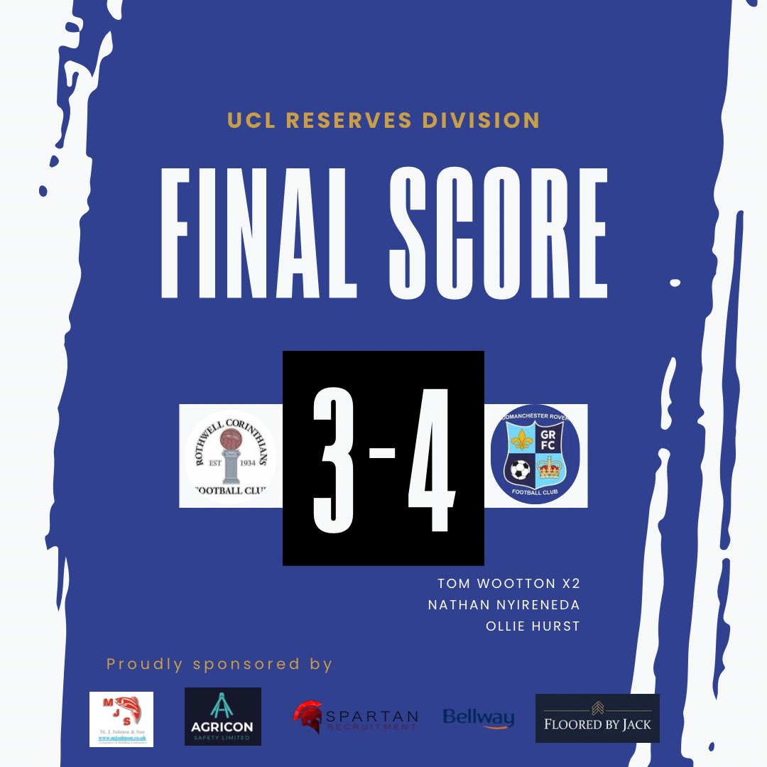 A great way to start the season with an away win! From 2-1 down at half time, the boys showed great character in the second half to get the job done👏

Goals from Tom x2, Nathan and Ollie⚽️🔵⚪️
