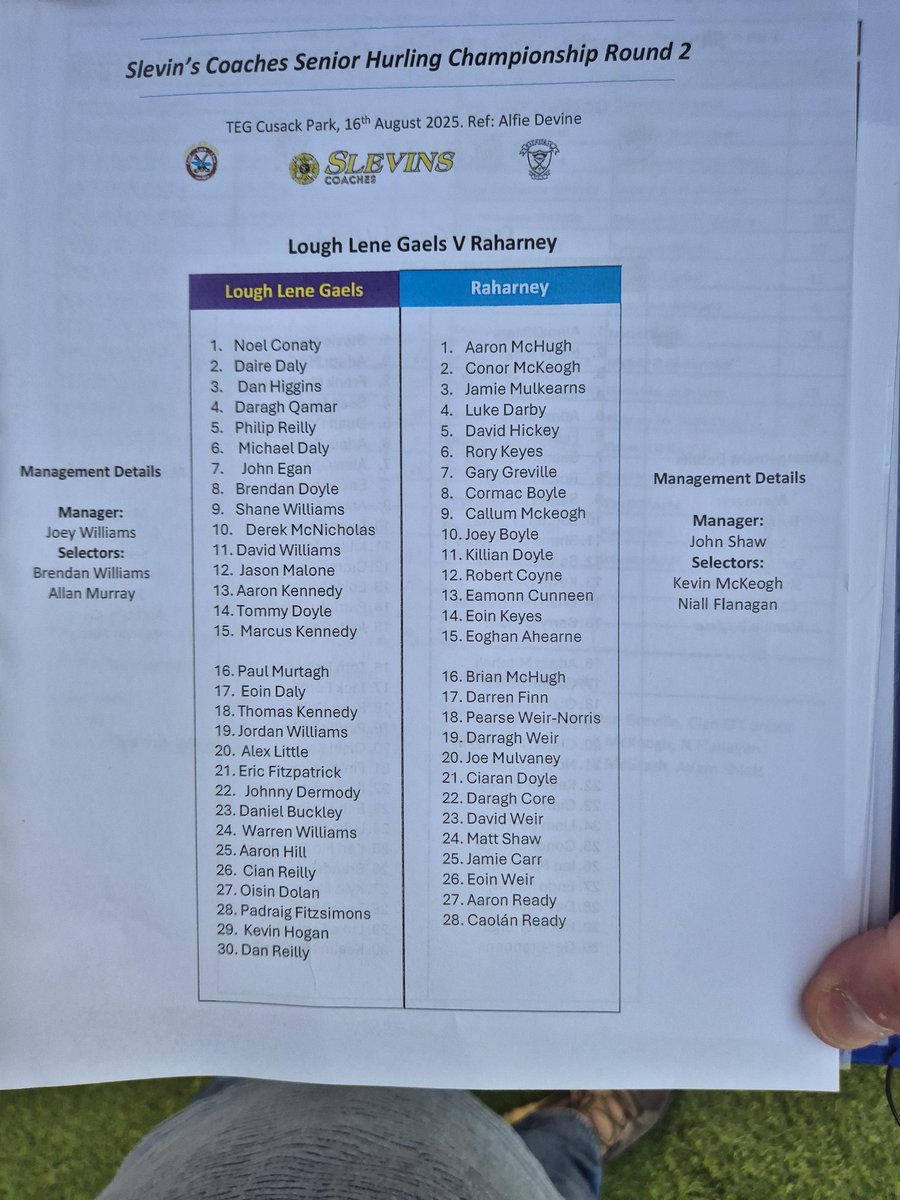 <a href="/RaharneyHurling/">RaharneyHurlingClub</a> vs <a href="/LoughLene/">Lough Lene Gaels</a>