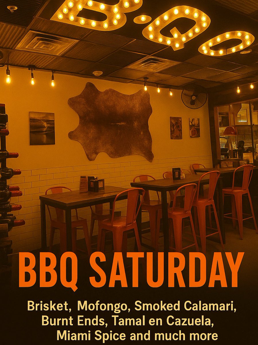 Swing by for some barbecue made with love at your favorite mom-and-pop spot! Walk in or reserve a table on Resy — our Miami Spice menu’s cooking all day long.