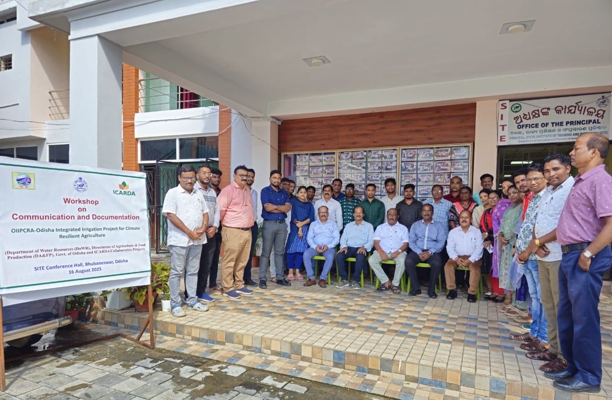 drkishorbehera's tweet photo. Documentation and communication workshop organised by ⁦@ICARDA⁩ for OIIPCRA partners’ staff at RITE, BBSR, Odisha and inaugurated by Joint Director of Agriculture, Spl. Projects, Govt. of Odisha and Retd. Scientists from SAU ⁦@krushibibhag⁩  ⁦@ShivKAgrawal⁩ https://t.co/I8aAMli3Op