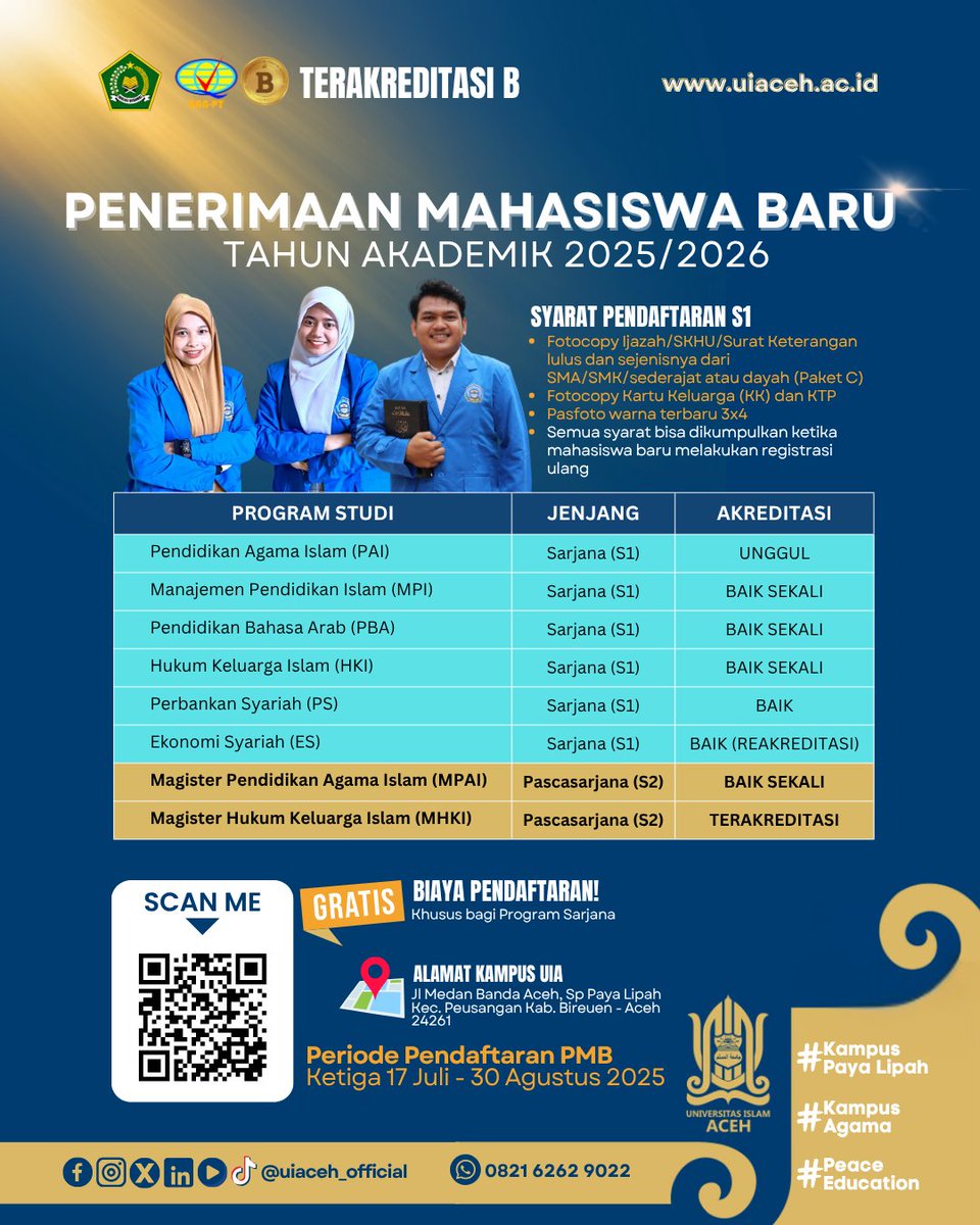 Universitas Islam Aceh (UIA) tweet media