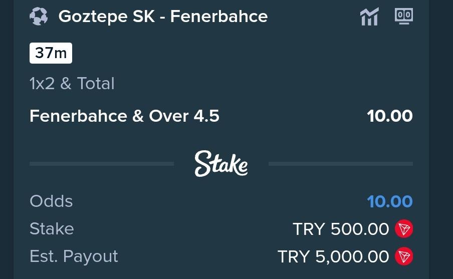 Bahis 6 

Fenerbahçenin geçen sezondan alacağı var. Göztepe kulislerinde  ise daha sezon başlamadan bu maç dillerden düşmez oldu. İki taraf içinde zor geçmesini bekliyorum.  Ev sahibi avantajı ile Göztepenin ilk yarı kontrolünü elinde tutacağına ve devreden sonra Fenerbahçenin