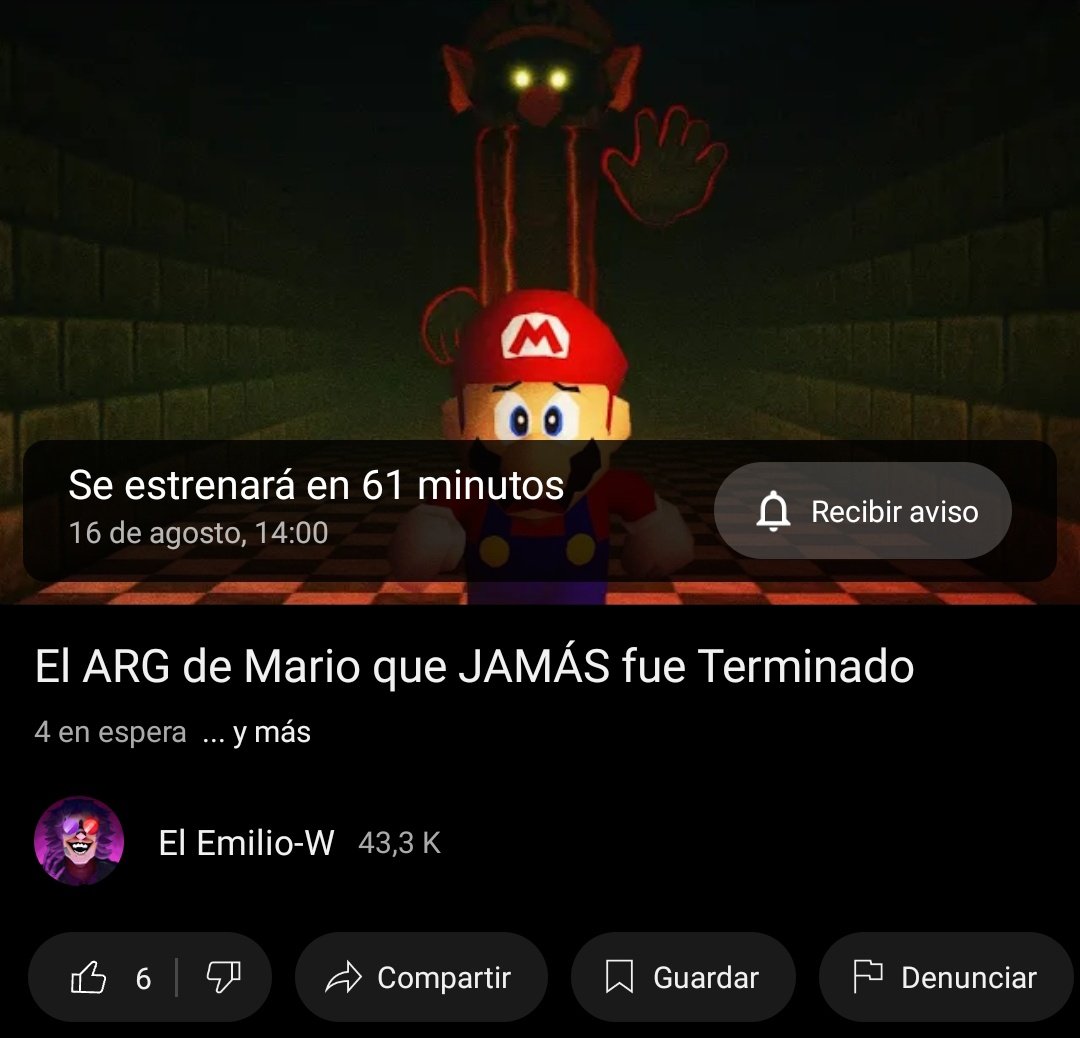 elEmilio_W's tweet photo. Adivinen quién volvió... 👀
ESTRENO EN UNA HORA https://t.co/bEis4wzHxx