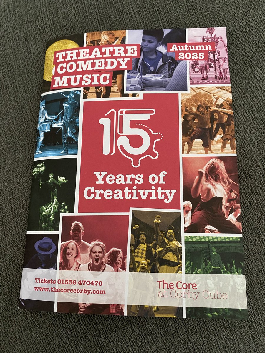 It was so wonderful to receive this through the post today. Hard to believe it’s 15 years since we all set out on the journey of launching ⁦<a href="/thecorecorby/">The Core At Corby Cube</a>⁩ - so proud to have been part of the first chapter &amp; equally proud of those who’ve carried the dream since