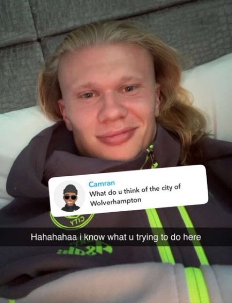 HAALAND SCORES ONCE AGAIN