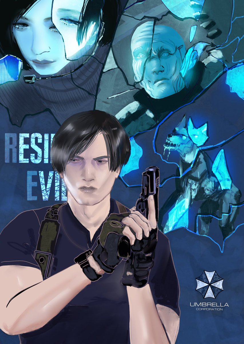 oh_viiincent's tweet photo. #ResidentEvil #residentevilfanart #LeonKennedy #AdaWong https://t.co/1KGLT3nAvz