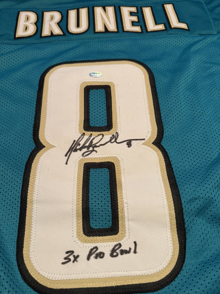 docmarkelliott's tweet photo. I’m pretty excited about this purchase today. Mark #Brunell was Jax #Jaguars QB back in the 1990’s. I met Mark when I spoke at his Jags #NFL Players Chapel. Best wishes Mr. #Brunell. https://t.co/r3hGyI9onU