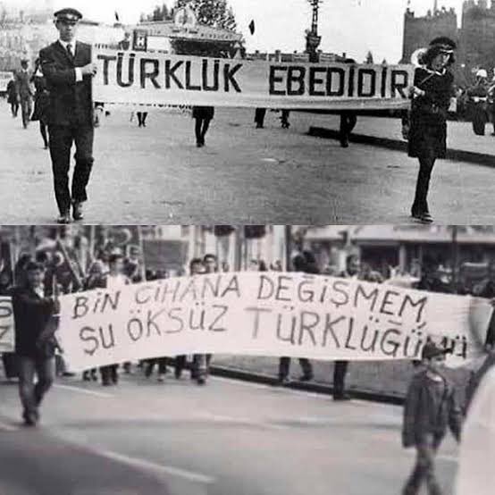 "Bin cihana değişmem şu öksüz Türklüğümü."