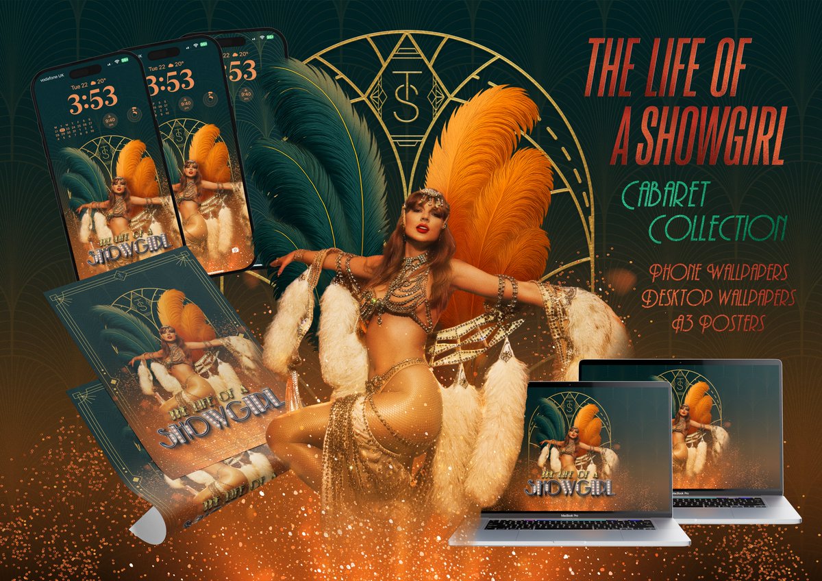 kubaswift's tweet photo. The Life of a Showgirl ❤️‍🔥 | The Cabaret Collection 🎪 

✨Step into the Life of a Showgirl ✨
A glamorous new collection featuring: 
📱4K Phone Wallpapers
🖥️ 4K Desktop Wallpapers 
🖼️ A3 Posters 

Art Deco, Feathers, glitter &amp; drama 💃
Available Now for instant download below 👇🏼 https://t.co/7H4o9qokgy