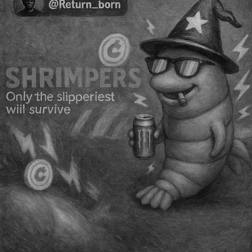 ONLY THE SLIPPERIEST WILL SURVIVE 🦐🦐🦐

I created my art for <a href="/Shrimpers_nft/">Shrimp 🦐</a> on Anoma🤭

Please Kindly Engage. I really need the WL😭

gNoma my Anoma Frens🫡

#Shrimpers #Anoma