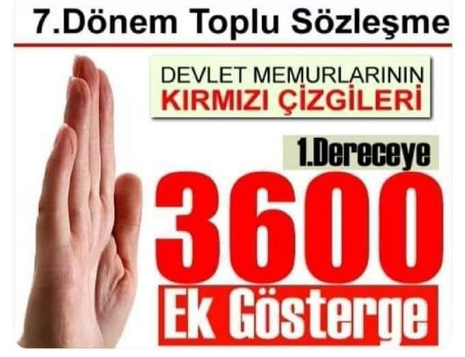 Erol 3600EkGöstergePlatformu (@erol1470) on Twitter photo Her Toplu sözleşme masasında aynı tiyatro. ASLA SAMİMİ DEĞİLSİNİZ
NEREDE❓
#BirinciDereceye3600 Ek Gösterge❓Bu mu ADALETİNİZ ❓
<a href="/RTErdogan/">Recep Tayyip Erdoğan</a>
<a href="/dbdevletbahceli/">Devlet Bahçeli</a>
<a href="/isikhanvedat/">Prof. Dr. Vedat Işıkhan</a>
<a href="/vedatbilgn/">Vedat Bilgin</a>
<a href="/memetsimsek/">Mehmet Simsek</a>
<a href="/Akparti/">AK Parti</a>
<a href="/_aliyalcin_/">Ali YALÇIN</a>
<a href="/OnderKahveci/">Önder Kahveci</a>
<a href="/MemurSenKonf/">Memur-Sen</a>
<a href="/Kamu_Sen/">Türkiye Kamu-Sen</a>
#YetersizTeklifeHayır Her Toplu sözleşme masasında aynı tiyatro. ASLA SAMİMİ DEĞİLSİNİZ
NEREDE❓
#BirinciDereceye3600 Ek Gösterge❓Bu mu ADALETİNİZ ❓
<a href="/RTErdogan/">Recep Tayyip Erdoğan</a>
<a href="/dbdevletbahceli/">Devlet Bahçeli</a>
<a href="/isikhanvedat/">Prof. Dr. Vedat Işıkhan</a>
<a href="/vedatbilgn/">Vedat Bilgin</a>
<a href="/memetsimsek/">Mehmet Simsek</a>
<a href="/Akparti/">AK Parti</a>
<a href="/_aliyalcin_/">Ali YALÇIN</a>
<a href="/OnderKahveci/">Önder Kahveci</a>
<a href="/MemurSenKonf/">Memur-Sen</a>
<a href="/Kamu_Sen/">Türkiye Kamu-Sen</a>
#YetersizTeklifeHayır