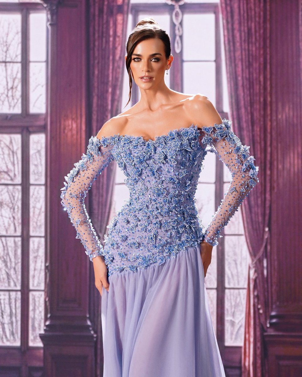 manalajaj's tweet photo. Silver threads and crystal accents trace the gown like falling stardust, flowing into sculpted folds that frame each step. A vision of radiance, she blooms anyway. https://t.co/xvh2Sj7Kln