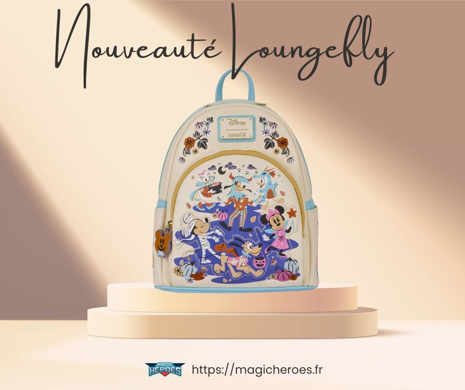 Magicheroesfr's tweet image. 🎃 Mickey &amp;amp; ses amis en mode Halloween 🍬
Le sac à dos Trick or Treat est la pièce collector de la saison ✨
👉 magicheroes.fr 

#DisneyHalloween #MickeyAndFriends #LoungeflyAddict #UniversMagique #DisneyStyle