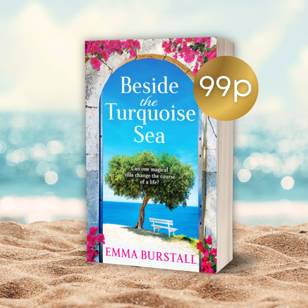 BoldwoodBooks's tweet photo. Under the golden Greek sun, Edie hopes to rekindle the relationship she’s felt slipping away from her... ☀️ ❤️ Start reading #BesidetheTurquoiseSea by @EmmaBurstall for 99p now! https://t.co/T7Db0Vuukz https://t.co/xvpSXsqRGx