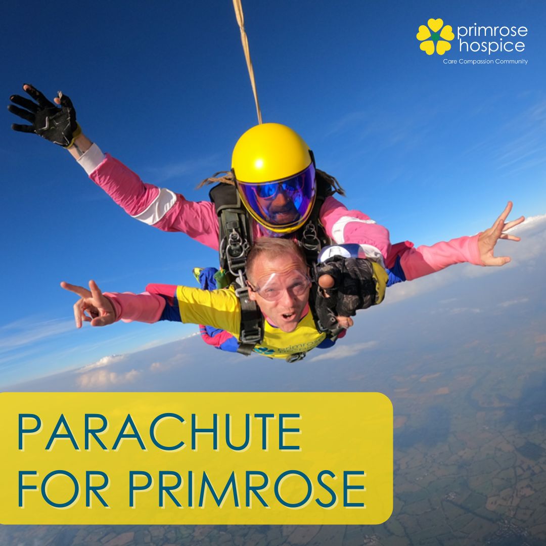 Are you ready to tick skydiving off your bucket list and support your local hospice?🪂Join #TeamPrimrose and take on an unforgettable tandem skydive in support of Primrose Hospice &amp; Family Support Centre! 💛👉Sign up today and become a skydiving superhero: primrosehospice.org/events/parachu…
