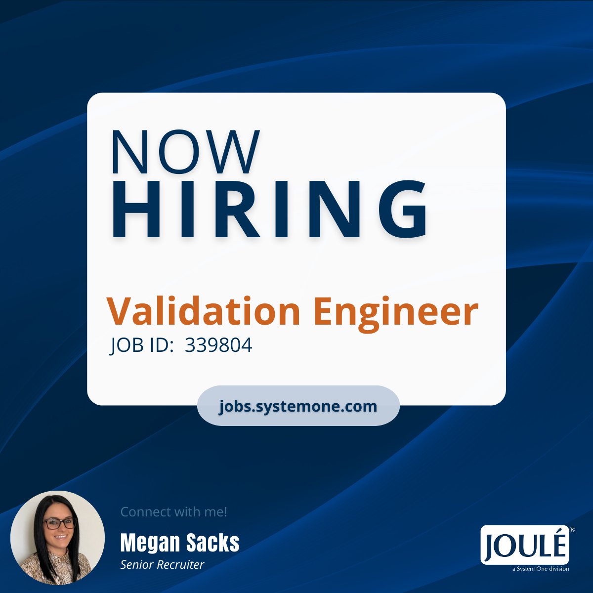 JouleClin_Sci's tweet image. NOW HIRING: Validation Engineer 🚨
📩 Apply now or connect with Megan Sacks for more details!
#JouleAllDay #LifeSciences #ValidationEngineer #Engineer